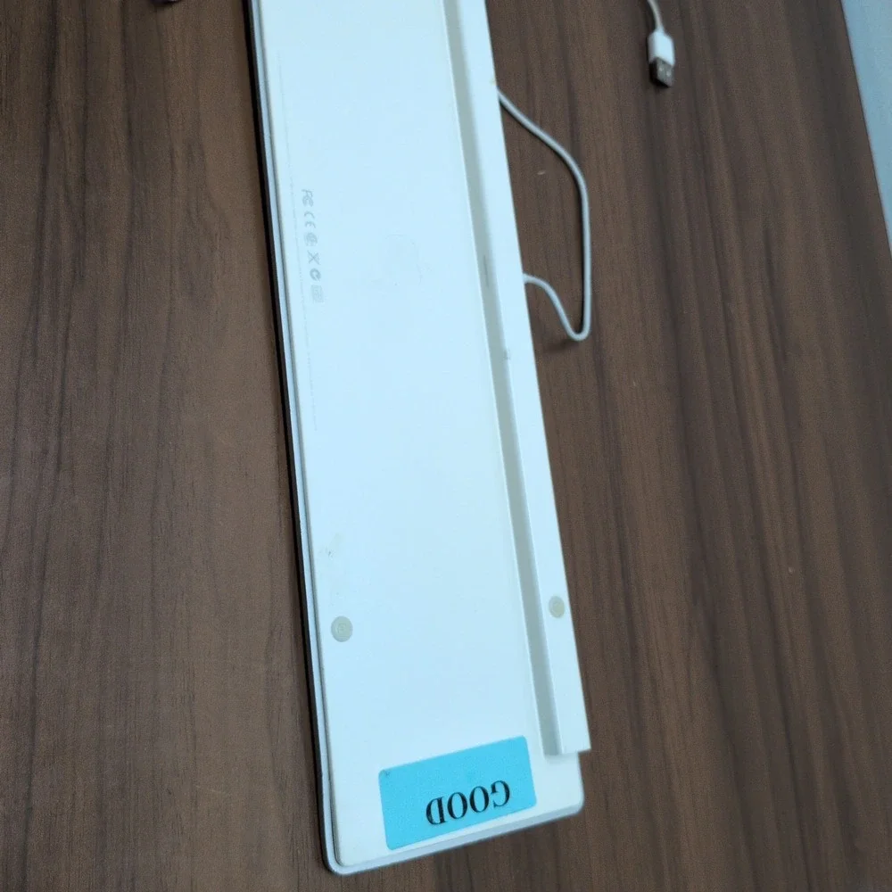Full Size Apple Keyboard A1243 – Wired USB Aluminum Keyboard Geniune